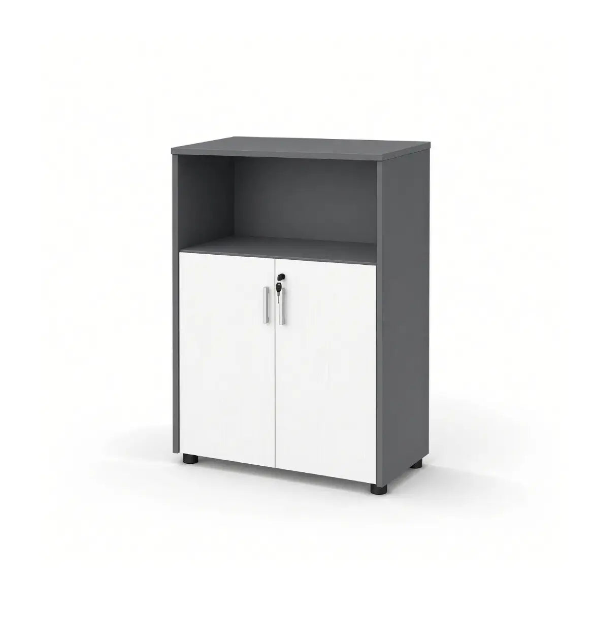 Universal Dark 3-Level Semi Open Cabinet Consumer KANO White 8-10 Weeks