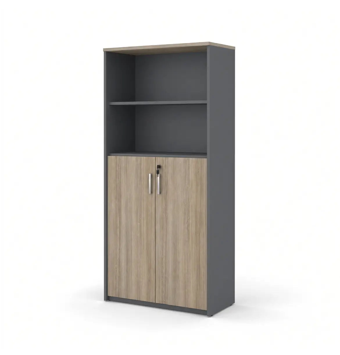 Universal Dark 5-Level Cabinet Consumer KANO CF09 Log Walnut Upper Shelves are Open 8-10 Weeks