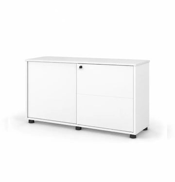 Universal Light 2-Level Sliding Door Cabinet Consumer KANO White One Side Sliding 8-10 Weeks