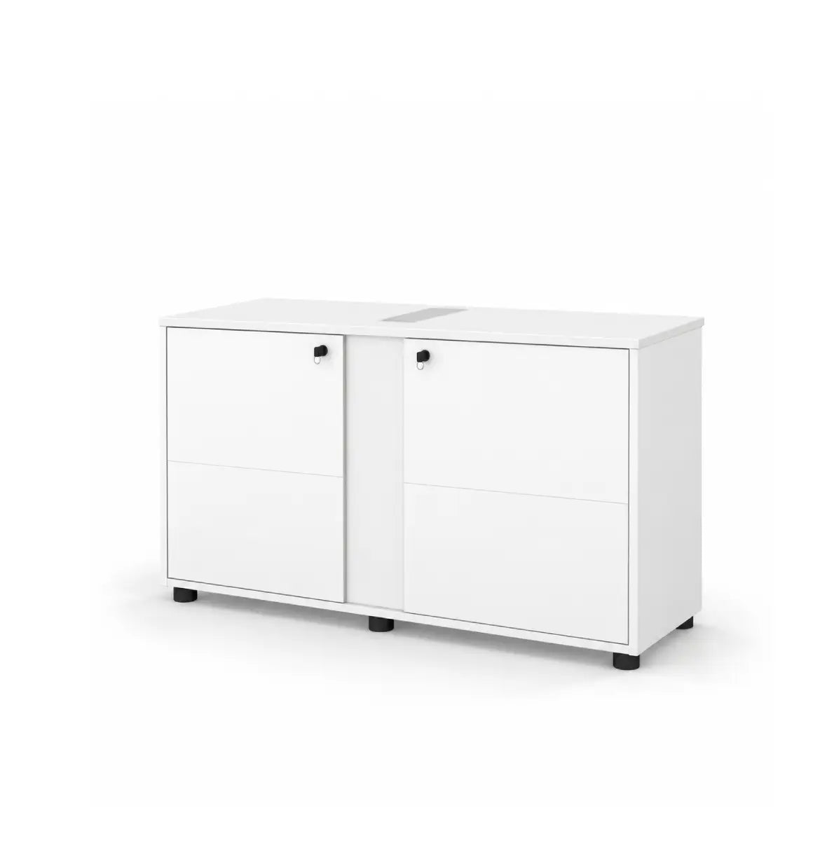 Universal Light 2-Level Printer Cabinet Consumer KANO White 8-10 Weeks