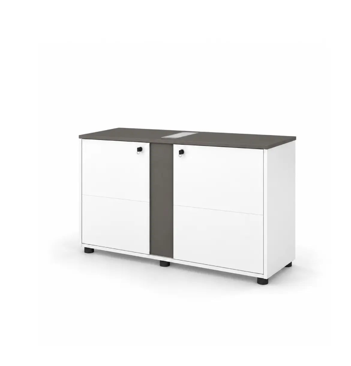 Universal Light 2-Level Printer Cabinet Consumer KANO Grey 8-10 Weeks