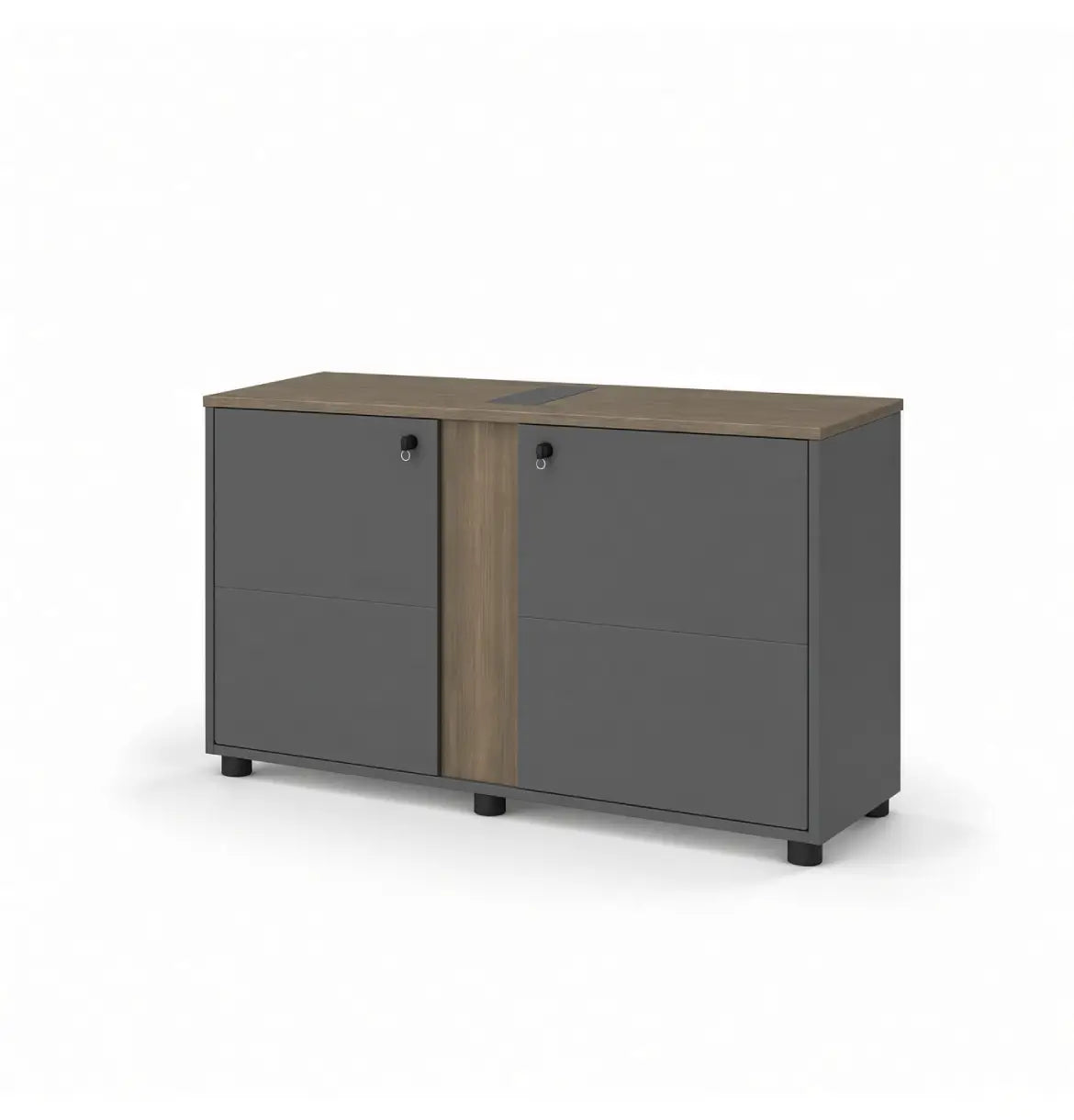 Universal Dark 2-Level Printer Cabinet Consumer KANO CF12 Coffee Walnut 8-10 Weeks