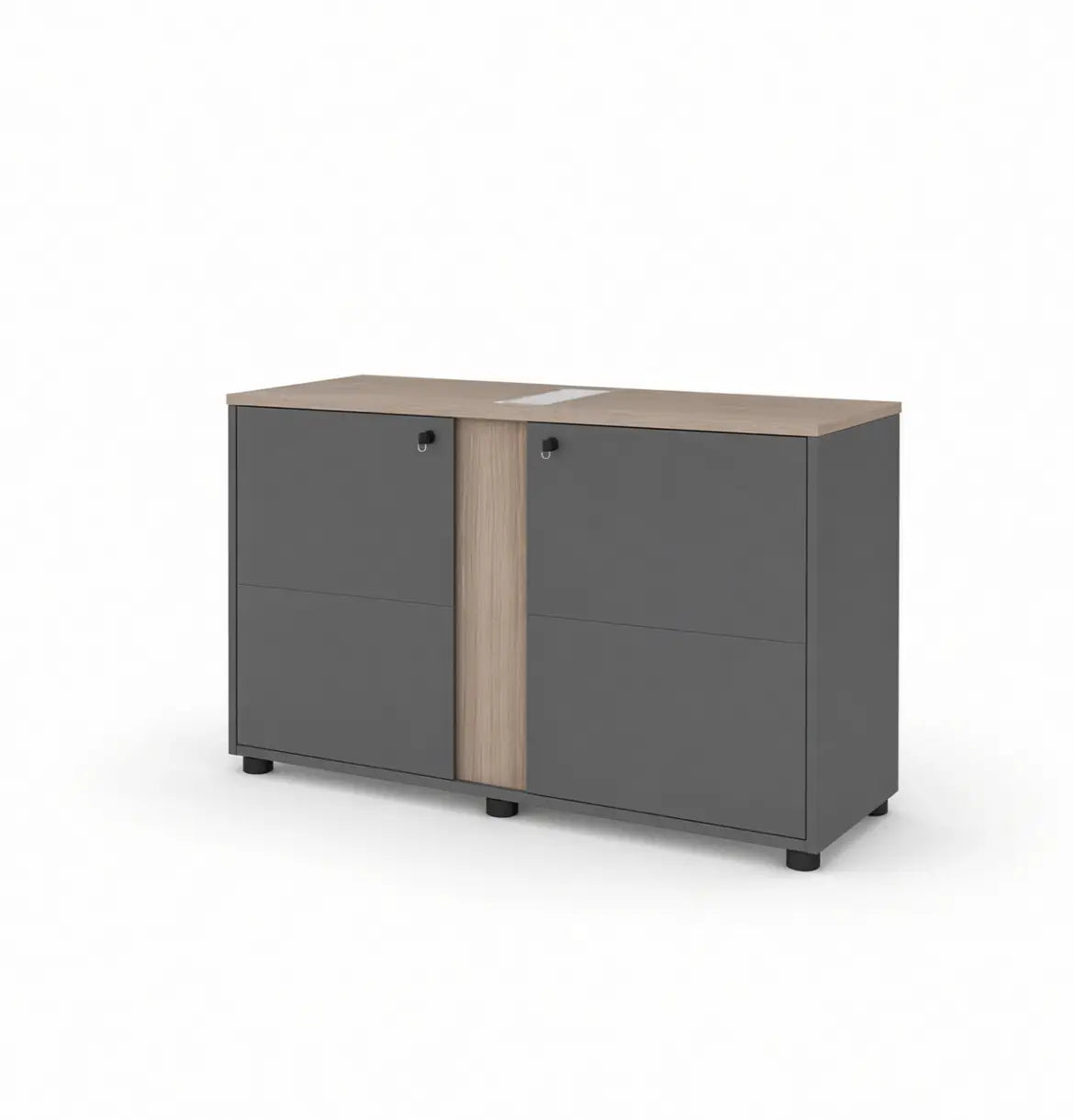 Universal Dark 2-Level Printer Cabinet Consumer KANO CF09 Log Walnut 8-10 Weeks