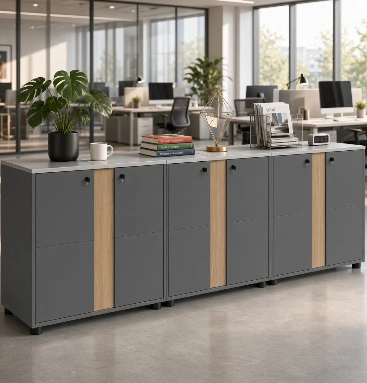 Universal Dark 3-Level Printer Cabinet Consumer KANO