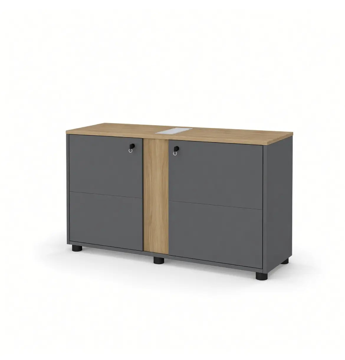 Universal Dark 2-Level Printer Cabinet Consumer KANO CF41 Nash Oak 8-10 Weeks