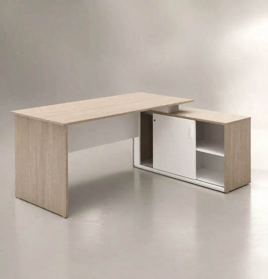 Vee Manager Desk with Credenza Consumer KANO