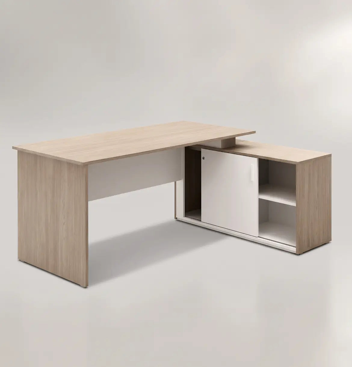 Vee Manager Desk with Credenza Consumer KANO