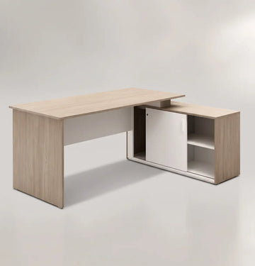 Vee Manager Desk with Credenza Consumer KANO