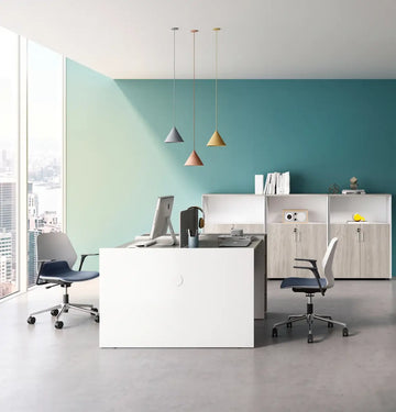 Vee Linear Cluster of 2-Pax with Shared Pedestal Consumer KANO