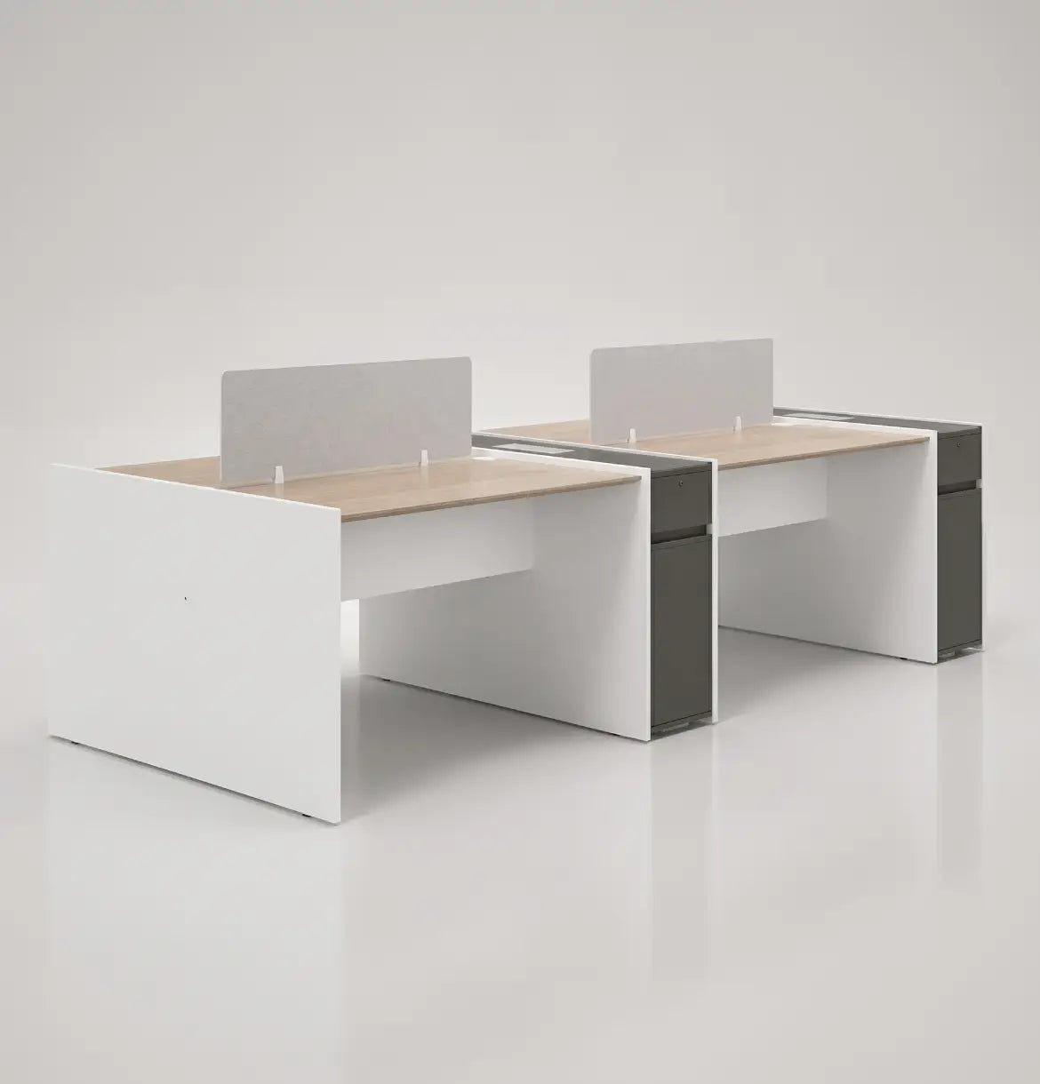 Vee Cluster of 4-Pax with Fixed Pedestal Consumer KANO
