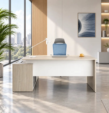 Vee Manager Desk with Credenza Consumer KANO