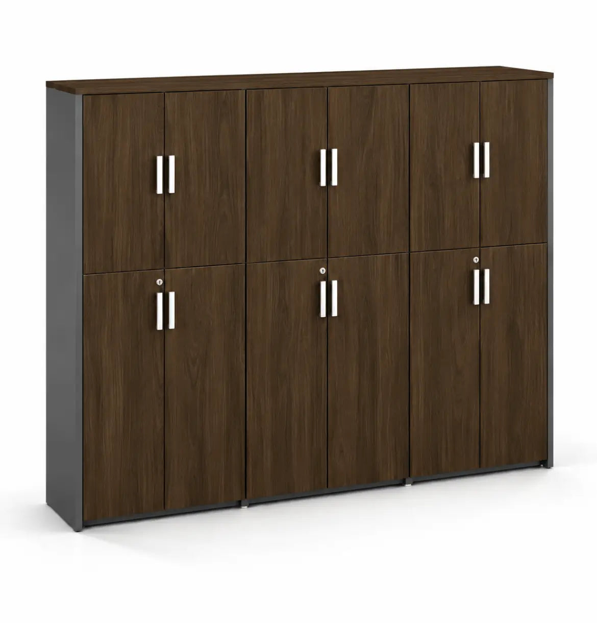 Universal 5-Level Triple Veneer Cabinet Consumer KANO CY20 Alpine Walnut Matching MFC Doors 8-10 Weeks