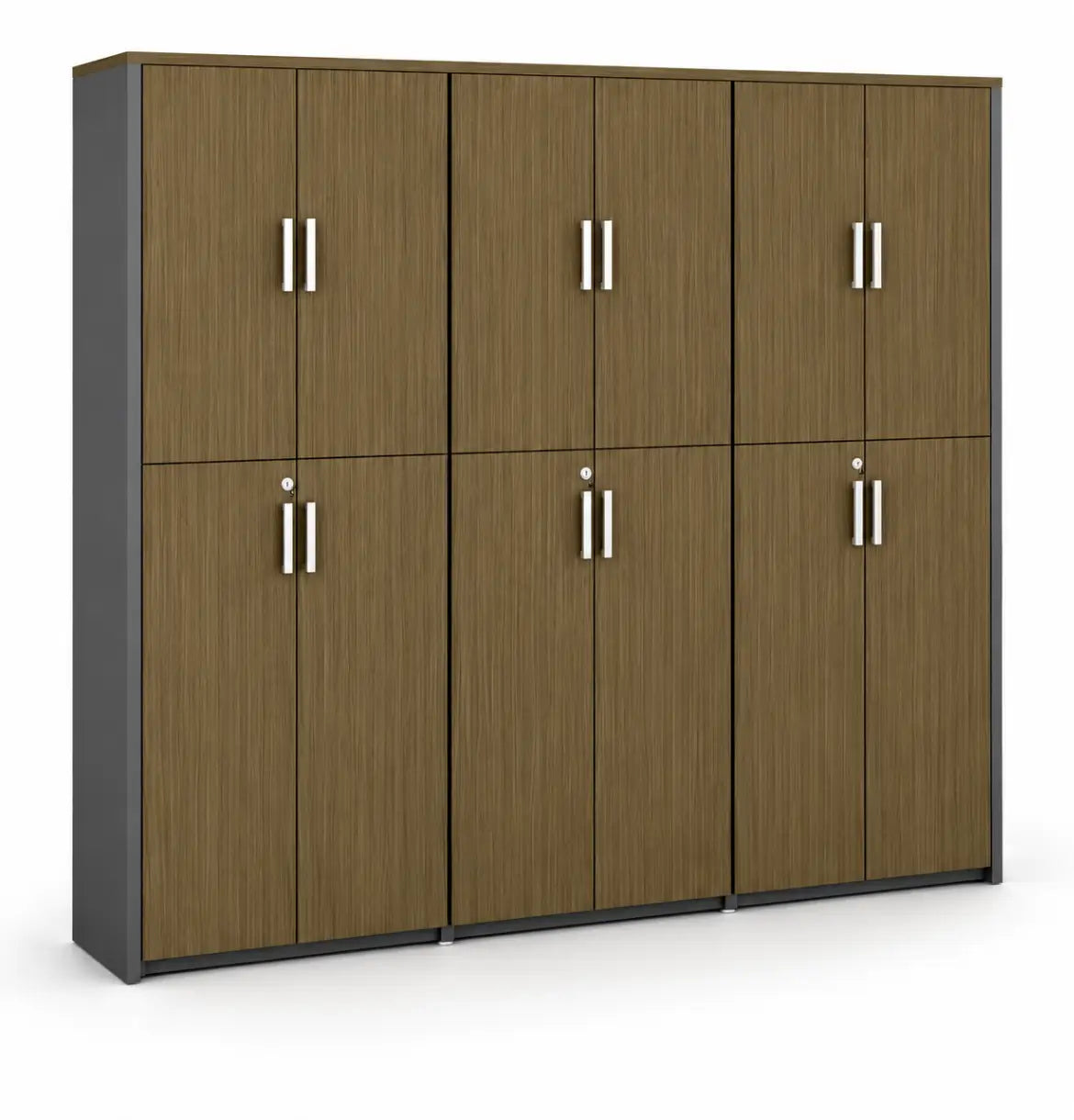 Universal 6-Level Triple Veneer Cabinet Consumer KANO CY19 Mocha Teakwood Matching MFC Doors 8-10 Weeks