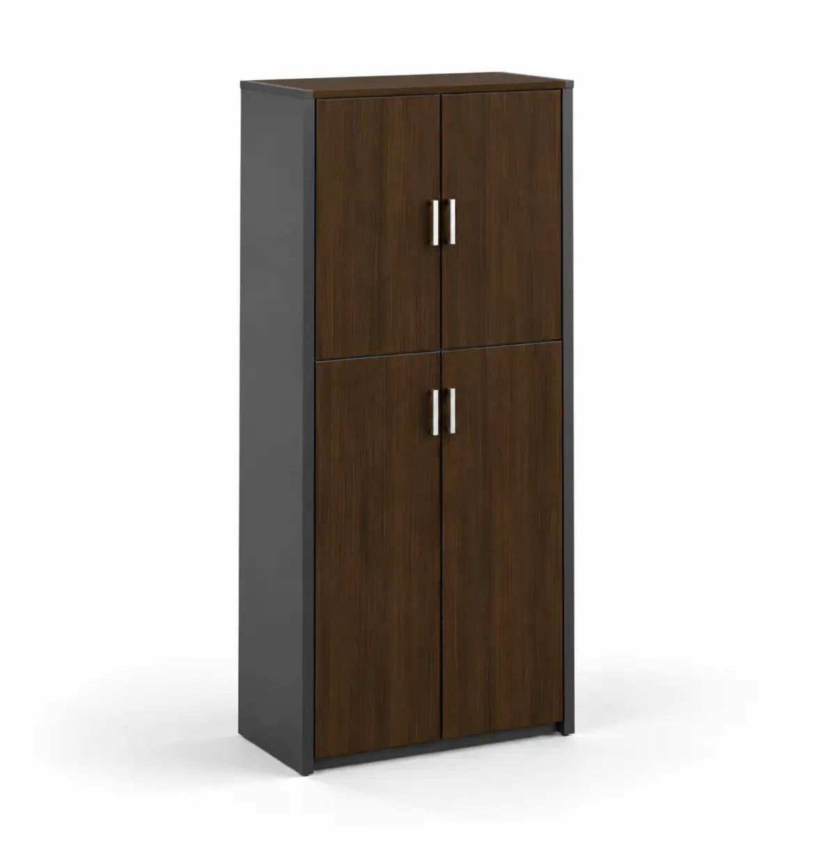 Universal 5-Level Veneer Cabinet Consumer KANO CY08 Dark Chocolate Walnut Matching MFC Doors 8-10 Weeks