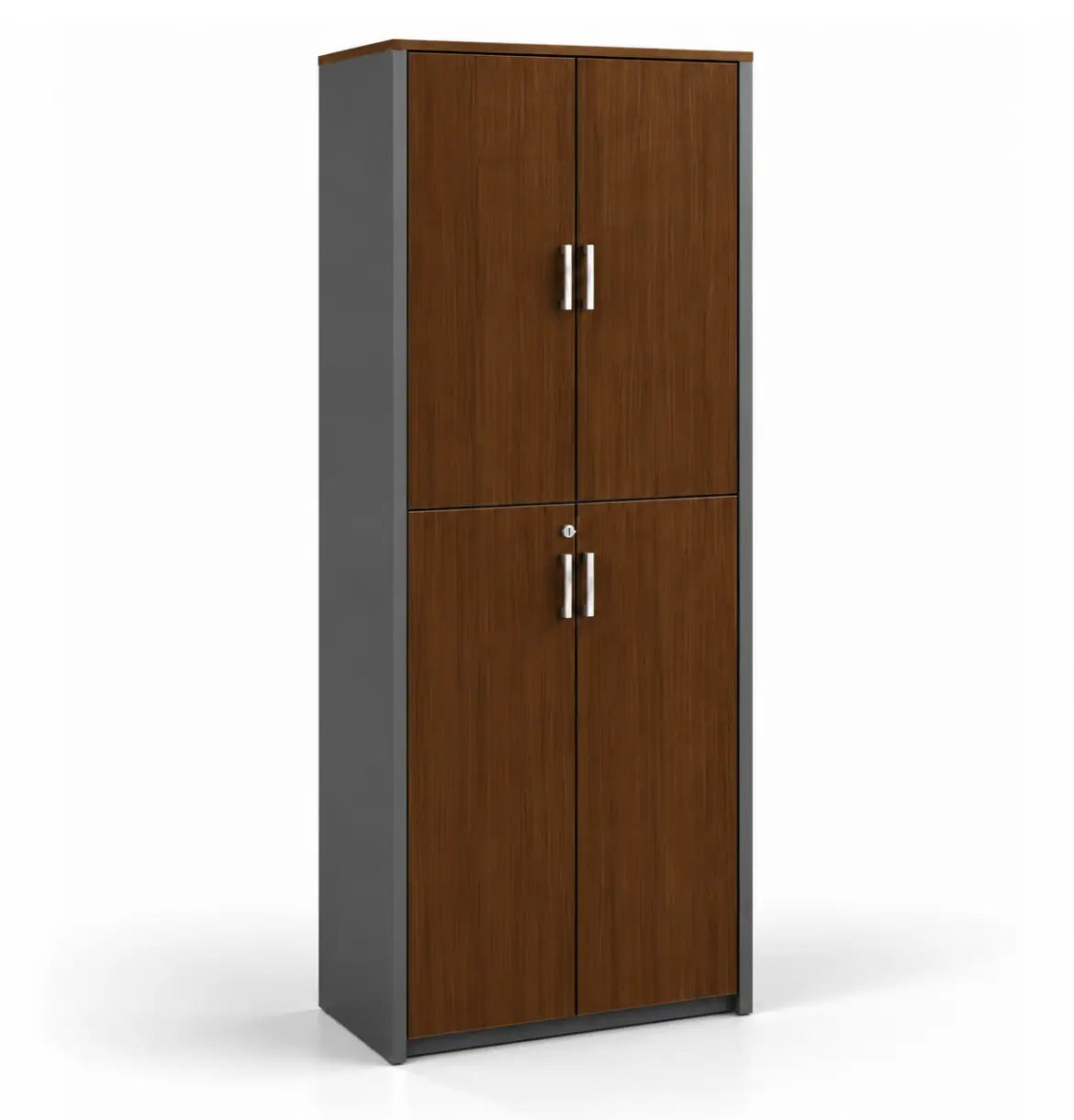 Universal 6-Level Veneer Cabinet Consumer KANO CY07 American Walnut Matching MFC Doors 8-10 Weeks