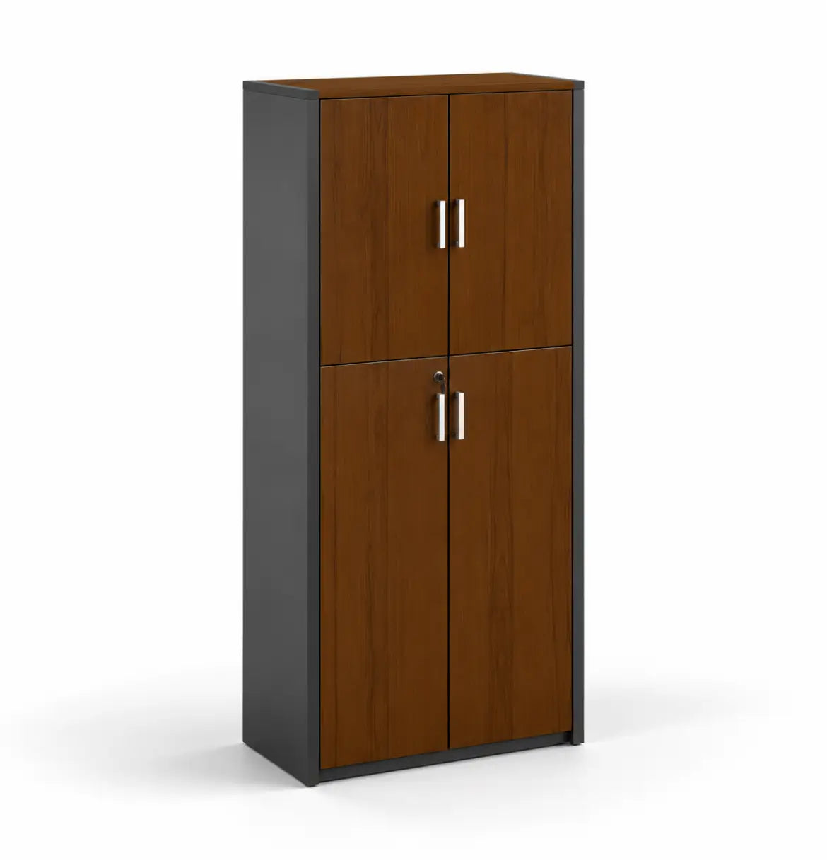 Universal 5-Level Veneer Cabinet Consumer KANO CY07 American Walnut Matching MFC Doors 8-10 Weeks
