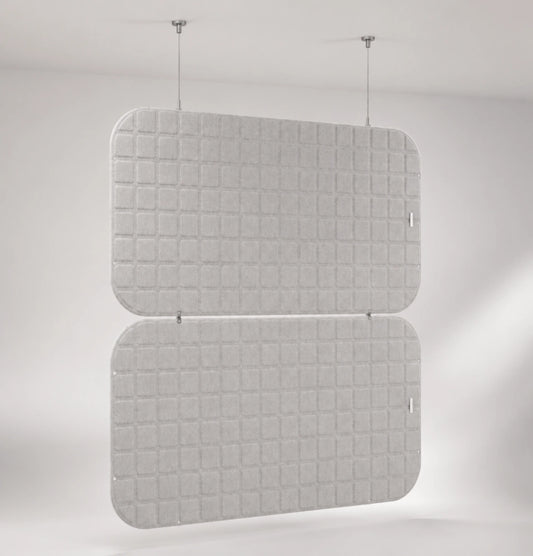 VicOffice Suspended Divider Grey Consumer Vicoustic