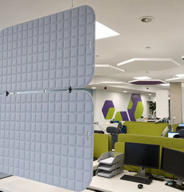 VicOffice Suspended Divider Grey Consumer Vicoustic