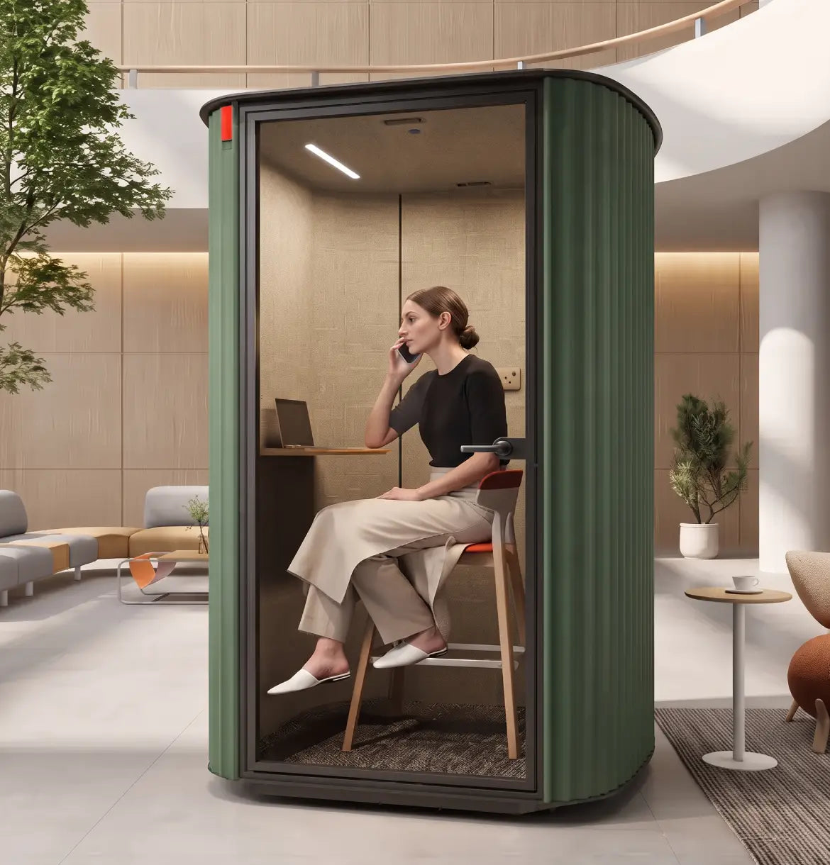 Wavely Phone Booth Consumer BAFCO