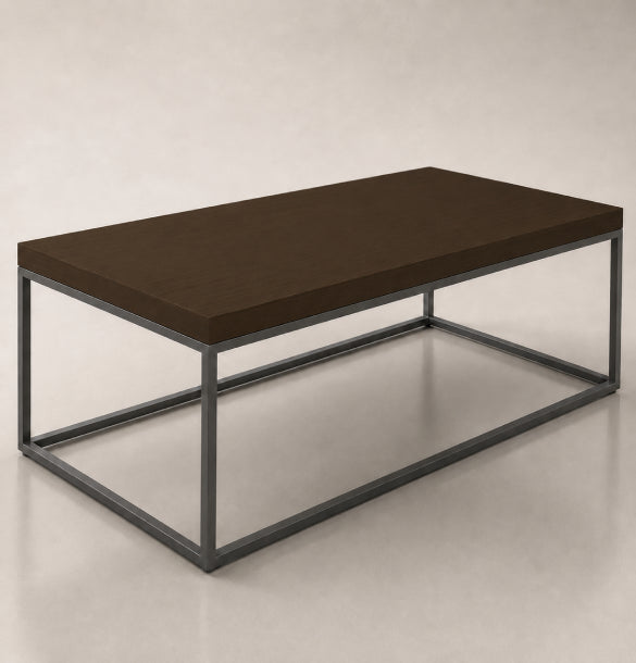 Worli Rectangular Coffee Table in Veneer Consumer KANO CY08 Dark Chocolate Walnut 1200 8-10 Weeks