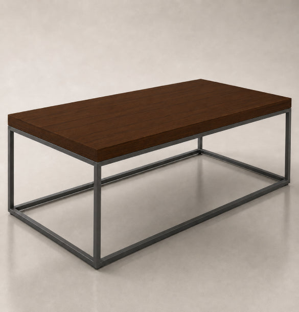 Worli Rectangular Coffee Table in Veneer Consumer KANO CY07 American Walnut 1400 8-10 Weeks
