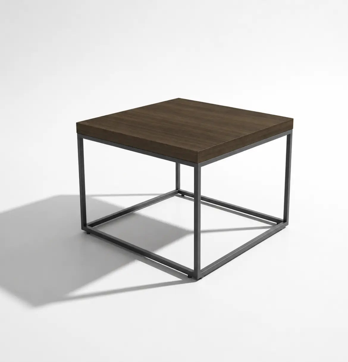 Worli Square Coffee Table Consumer KANO Hairline Walnut 600 2-5 Working Days