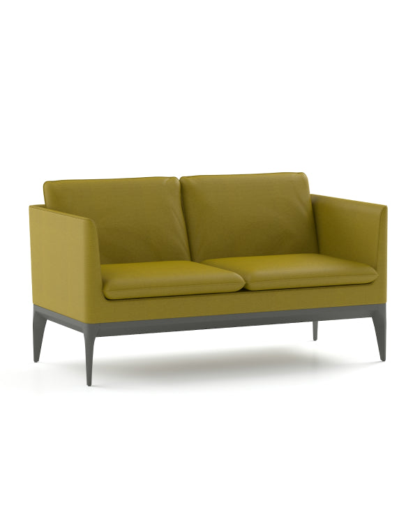 Newport Castle 2-Seater Sofa Consumer KANO Yellow Vegan Leather 8-10 Weeks