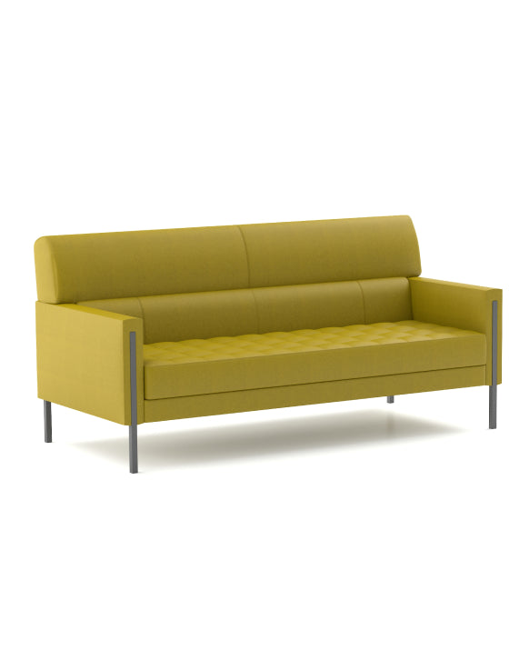 Summerlin 3-Seater Sofa Consumer KANO Yellow Genuine Leather 8-10 Weeks