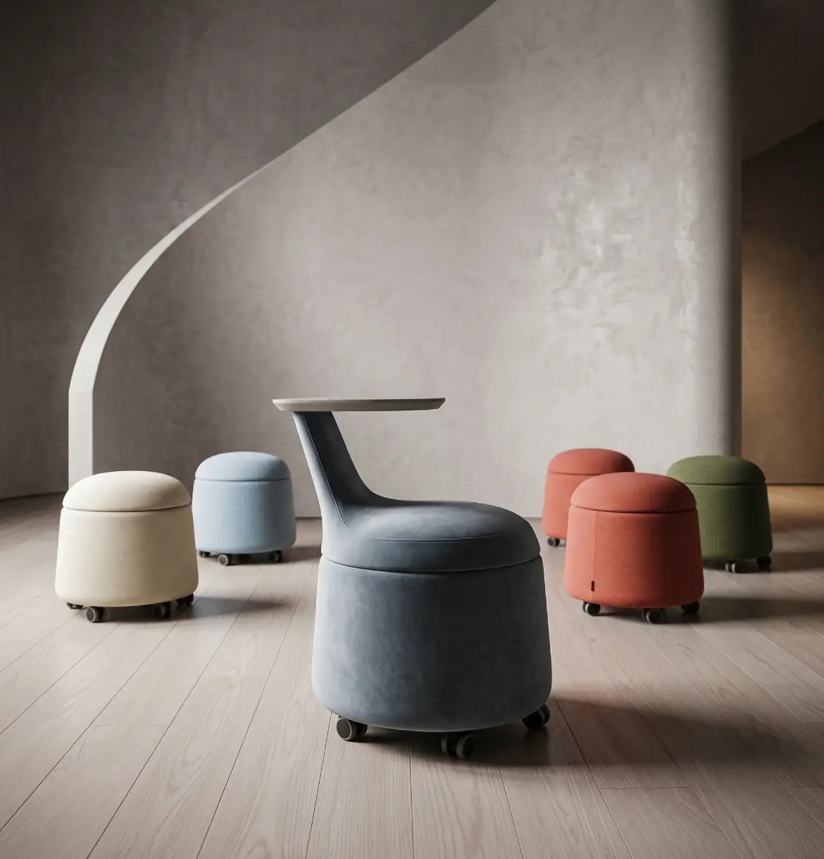 Yoco Stool with Writing Pad Consumer BAFCO