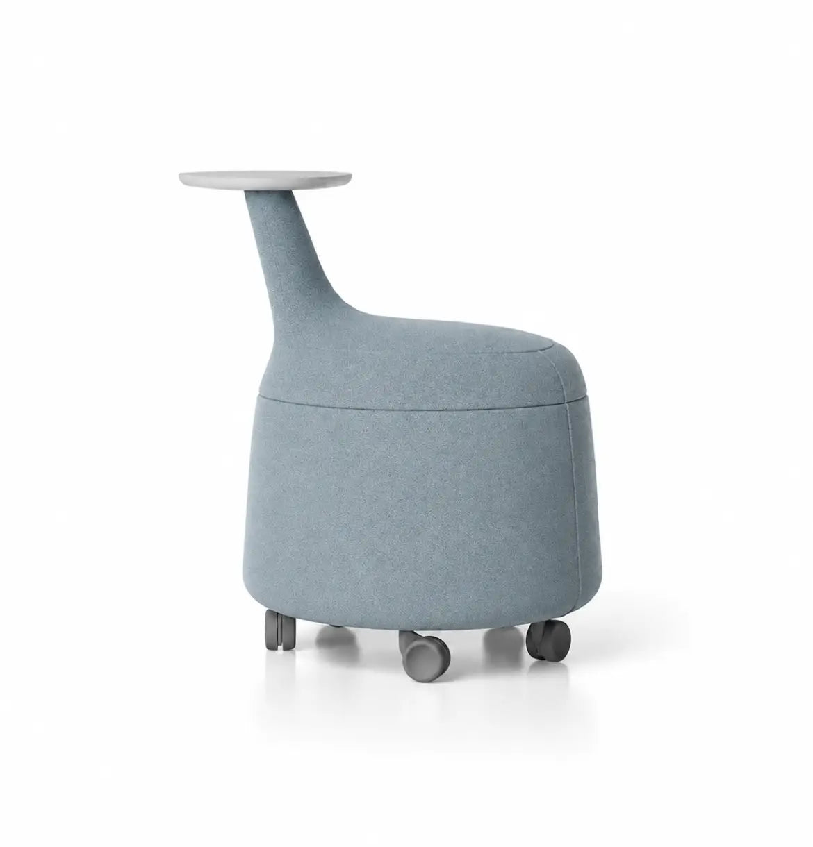 Yoco Stool with Writing Pad Consumer BAFCO Light Blue Fabric 8-10 Weeks