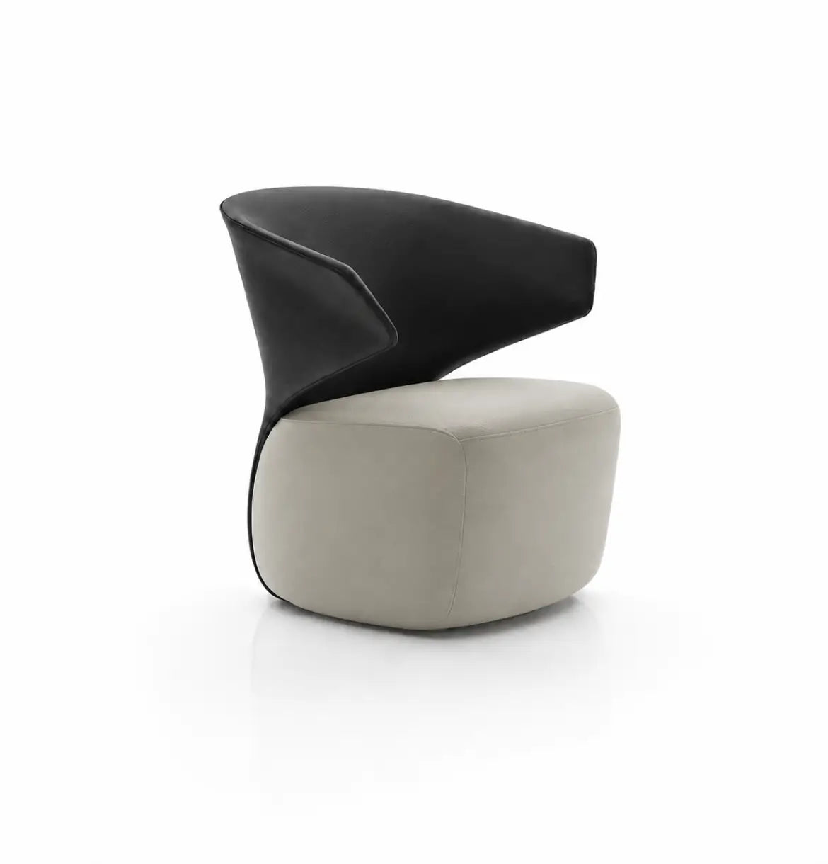 Yoda Executive Lounge Chair Consumer KANO Black Khaki Vegan Leather Seat 8-10 Weeks