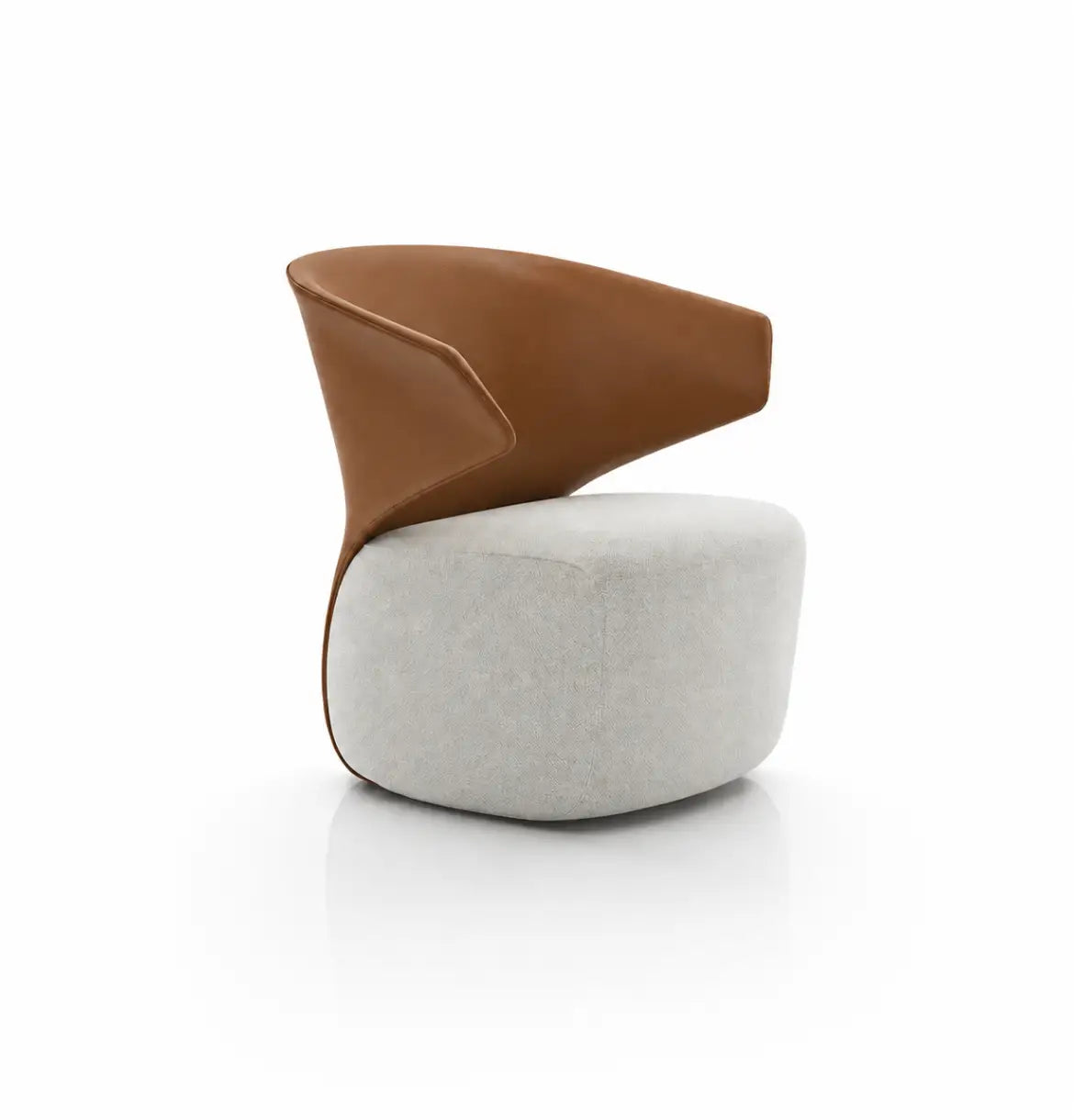 Yoda Executive Lounge Chair Consumer KANO Tan Beige Fabric Seat 8-10 Weeks