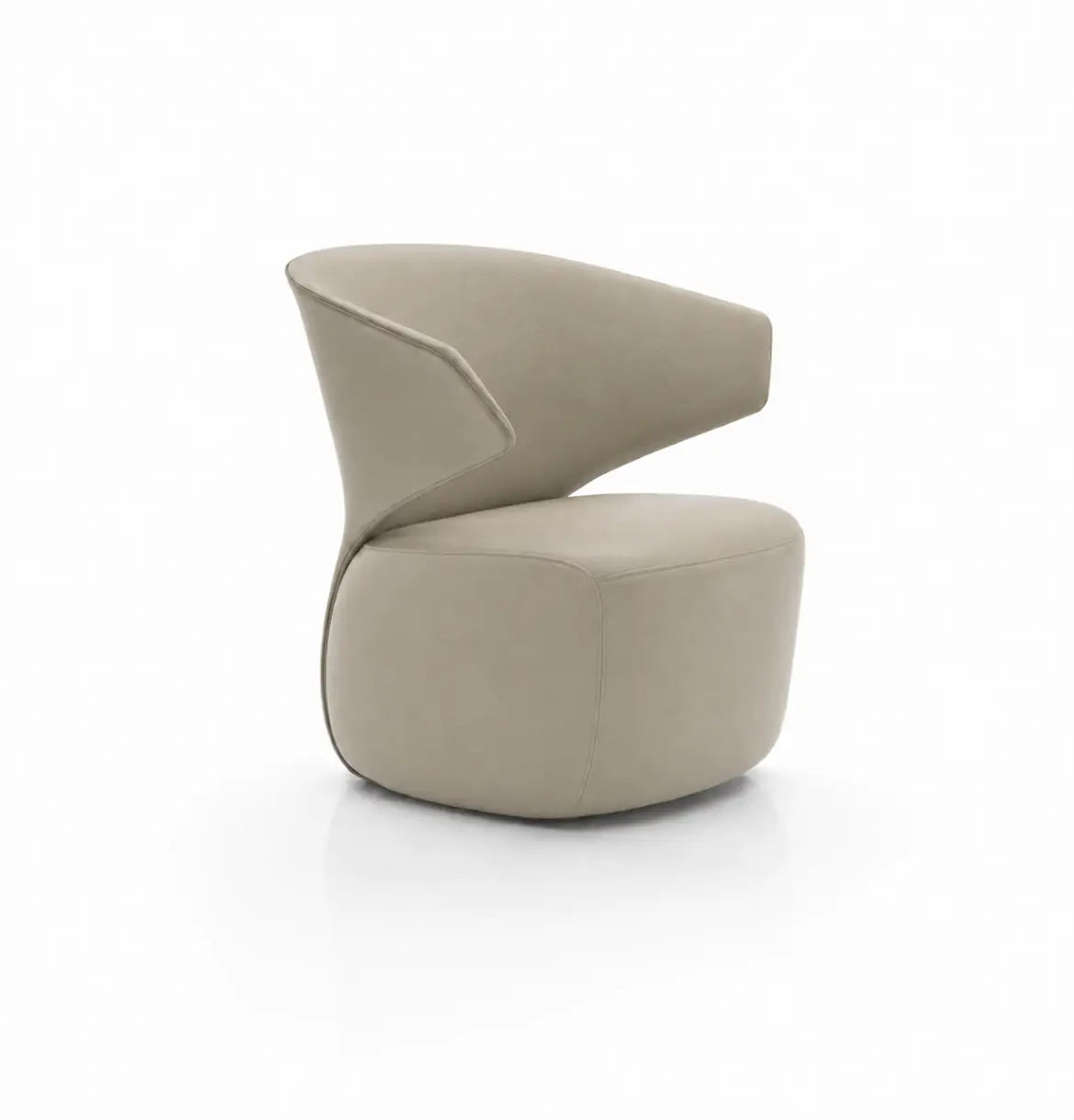 Yoda Executive Lounge Chair Consumer KANO Khaki Khaki Vegan Leather Seat 8-10 Weeks