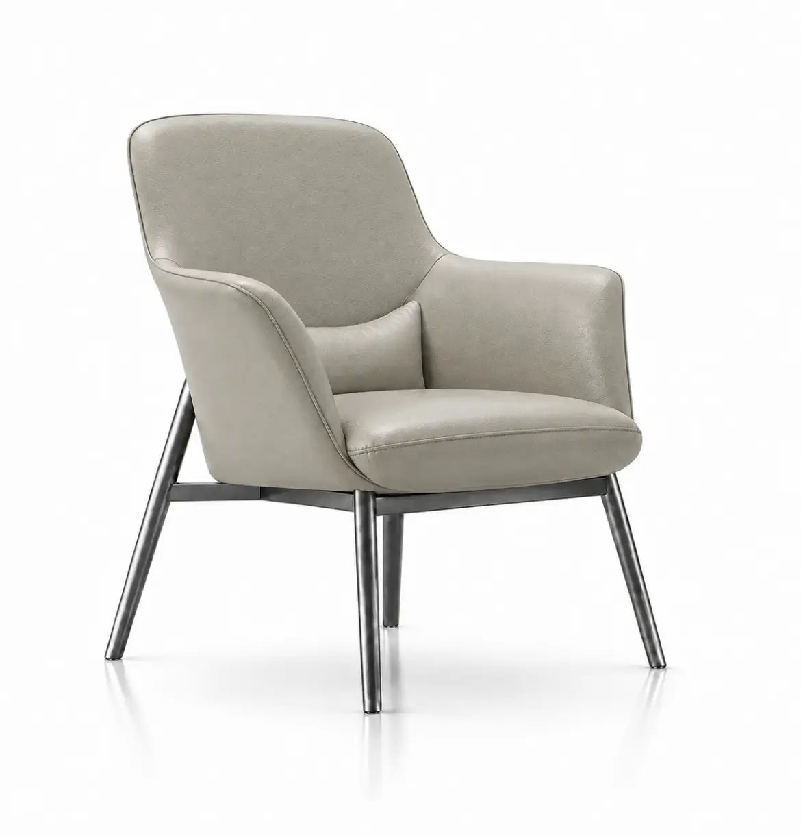 Yodo Executive Lounge Chair in Leather Consumer KANO Khaki Vegan Leather 8-10 Weeks