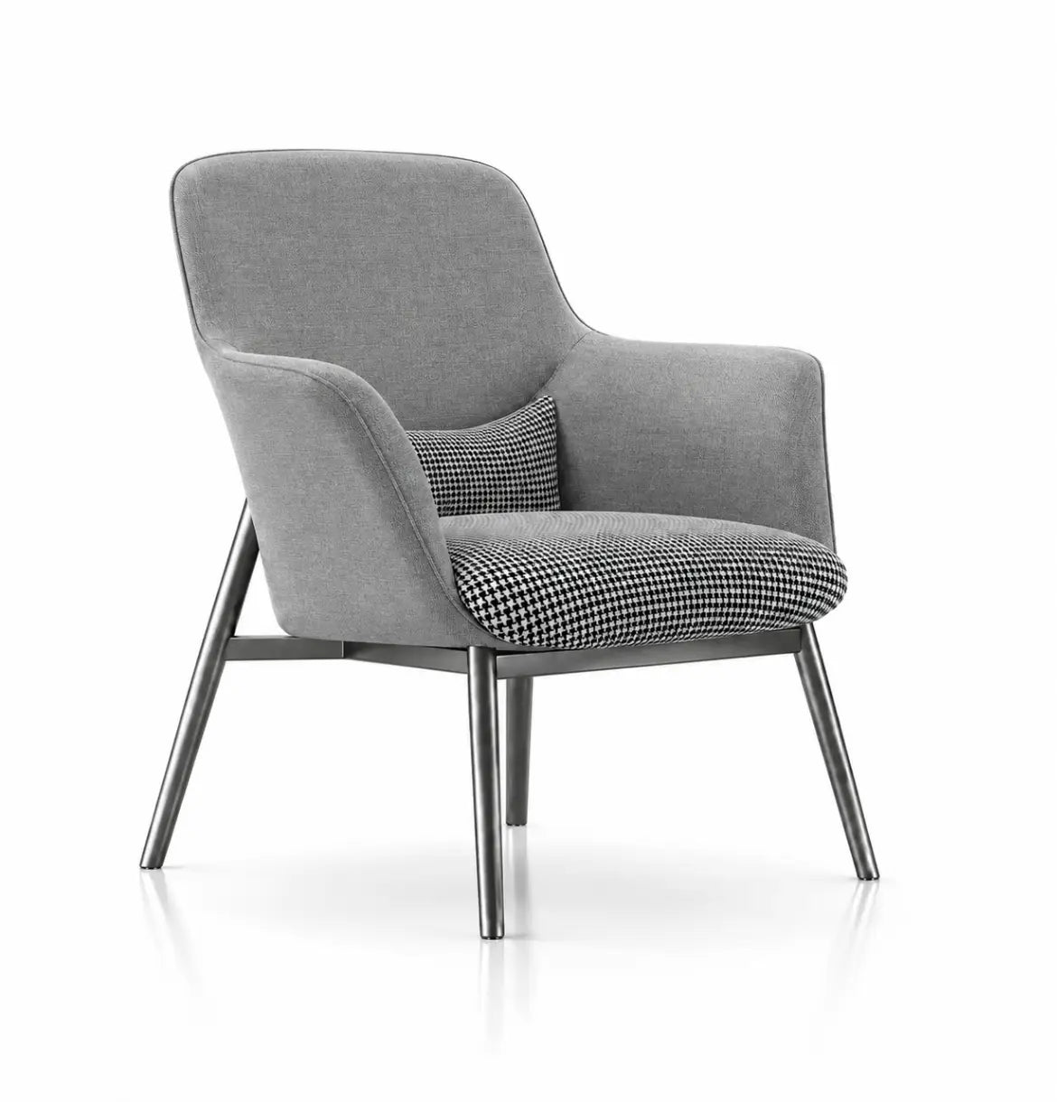 Yodo Executive Lounge Chair in Fabric Consumer KANO Grey Fabric 8-10 Weeks