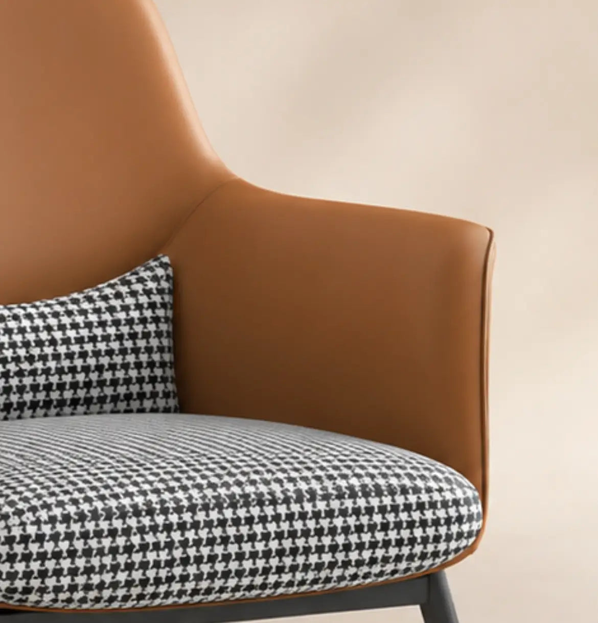 Yodo Executive Lounge Chair in Fabric and Leather Consumer KANO
