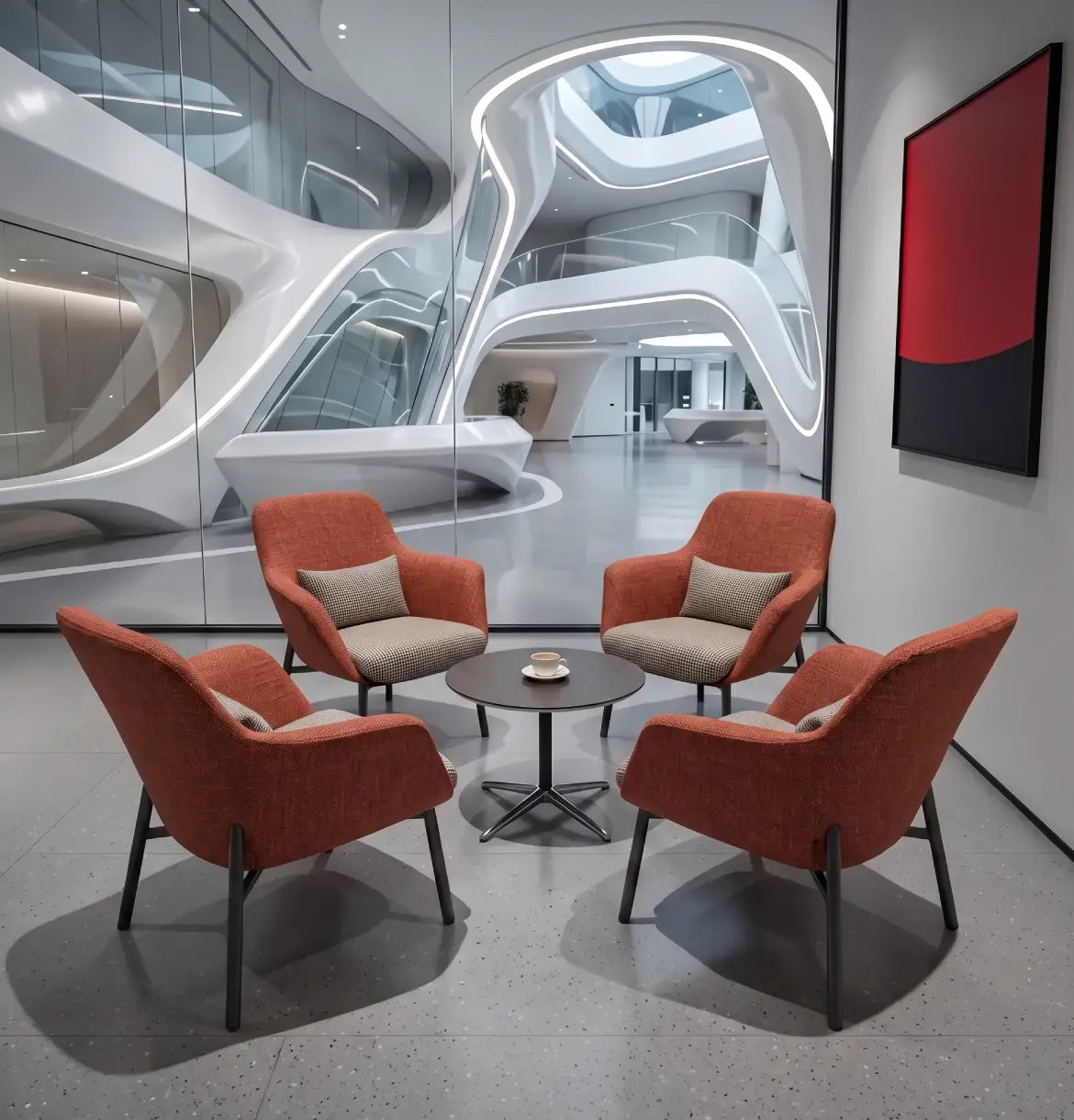Yodo Executive Lounge Chair in Fabric Consumer KANO