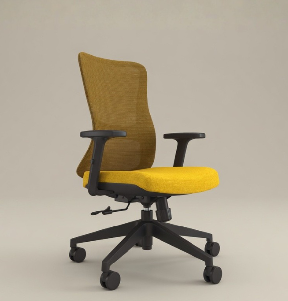 Yoto Midback Consumer KANO Yellow Tilt Mechanism + Fixed Armrests 8-10 Weeks