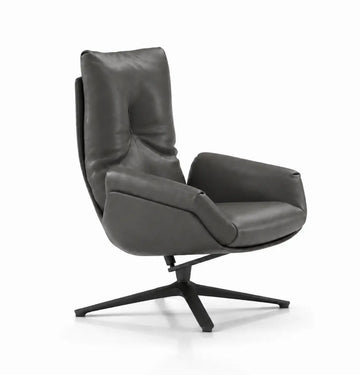 Yumu Armchair Consumer KANO Grey Genuine Leather 8-10 Weeks