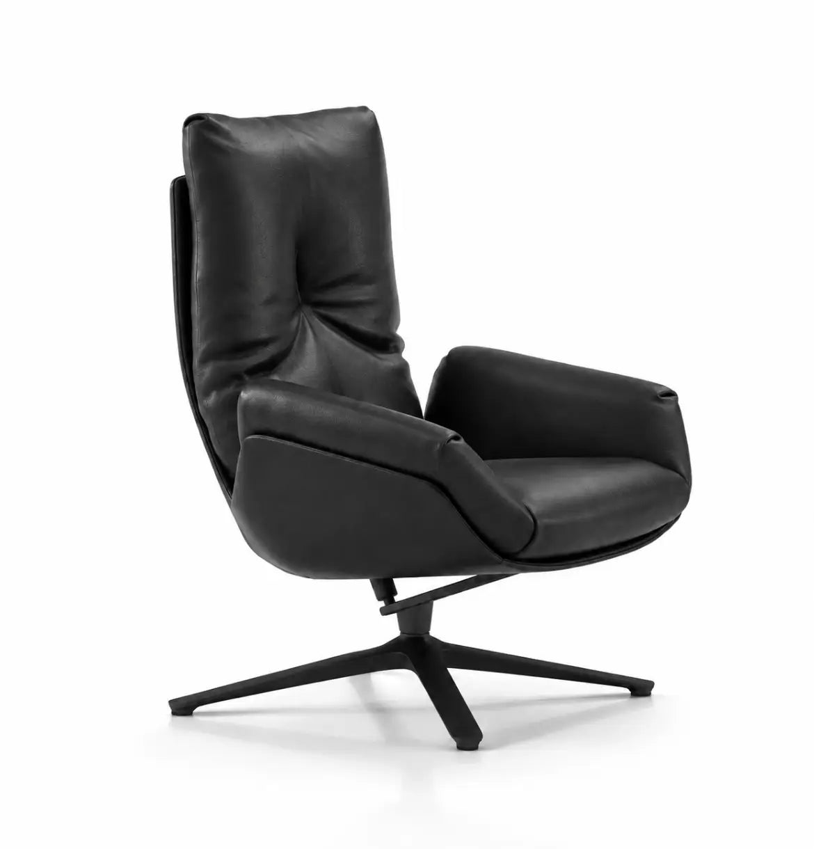 Yumu Armchair Consumer KANO Black Genuine Leather 8-10 Weeks