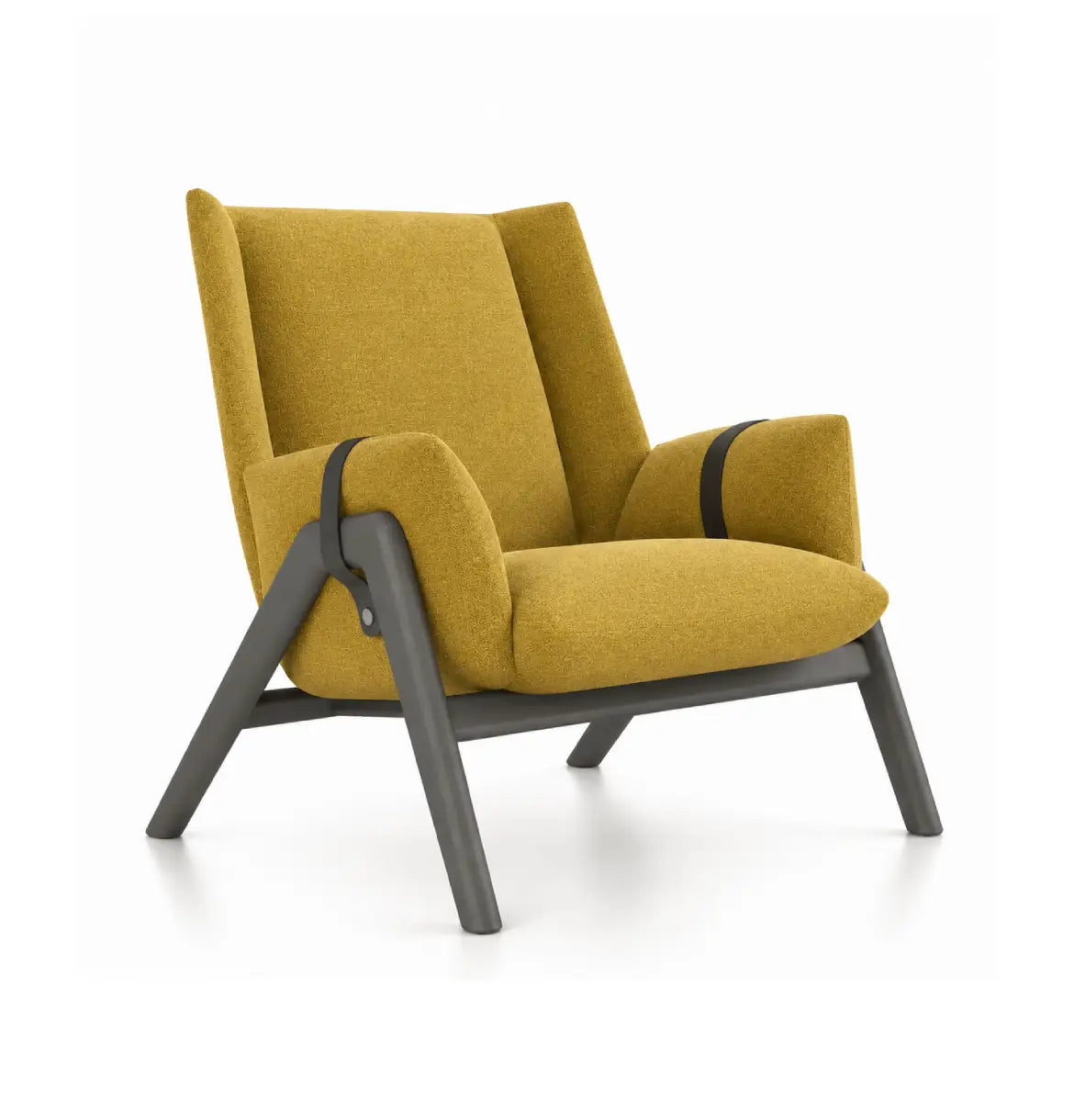 Yune Armchair Consumer BAFCO Yellow Fabric 8-10 Weeks