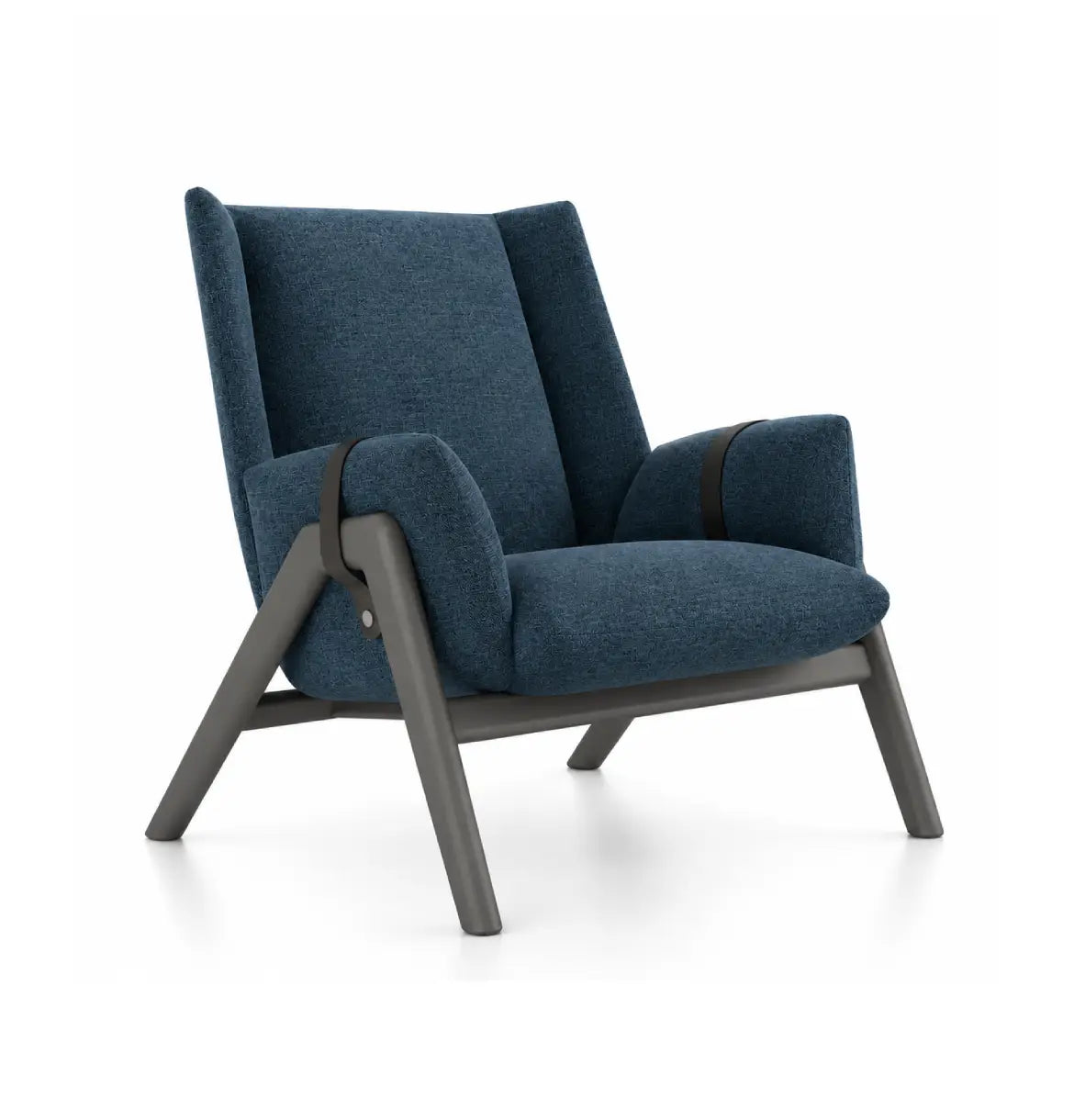 Yune Armchair Consumer BAFCO Blue Fabric 8-10 Weeks